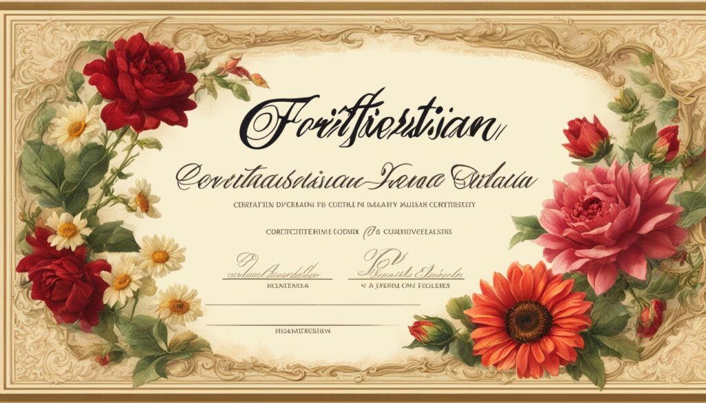 Certificación de floristería