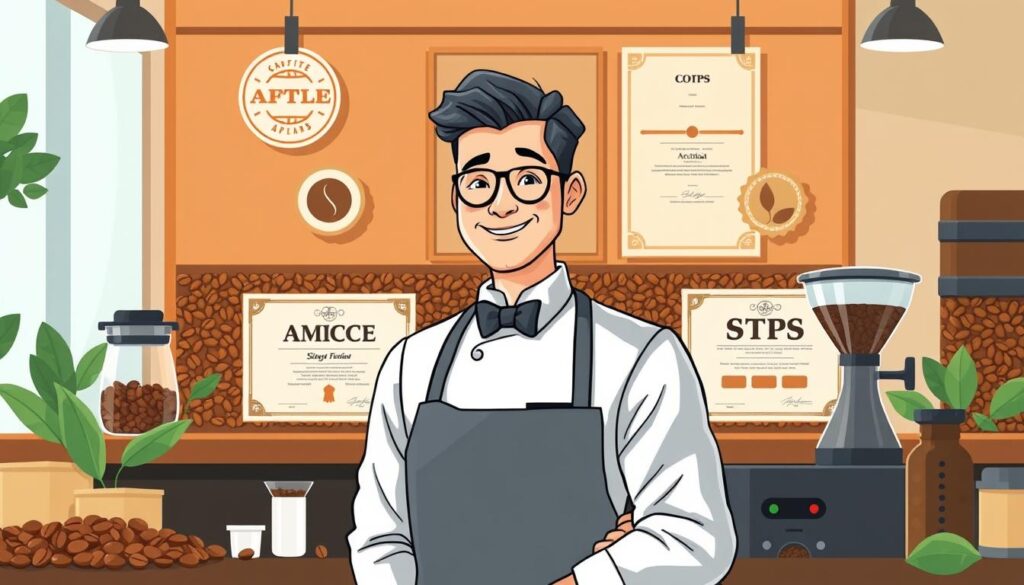 certificación AMCCE y STPS para baristas