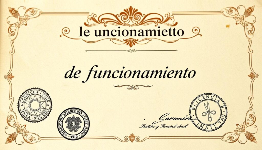 licencia de funcionamiento